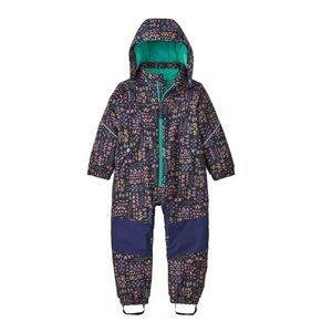 Patagonia Winter One-Piece 3T Snow Pile - Wandering Woods Ink Black
